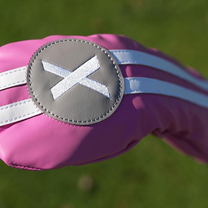 Single Headcover, Easy Slip-On Easy-Off Golf Club Head Cover, Fleece Lined Interior, Water Resistant and Durable Shell, Individual Retail Pack