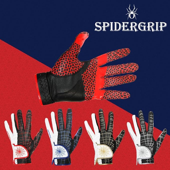 J&S Sporting Spider Grip Nonslip Golf Gloves for Men, Mens Golf Glove for Right Handed Golfer