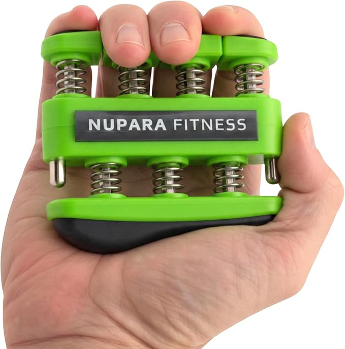 Grip Strength Trainer - Hand Strengthening Device, Finger Exerciser, Grip Trainer, Hand Exerciser, and Forearm Strengthener.