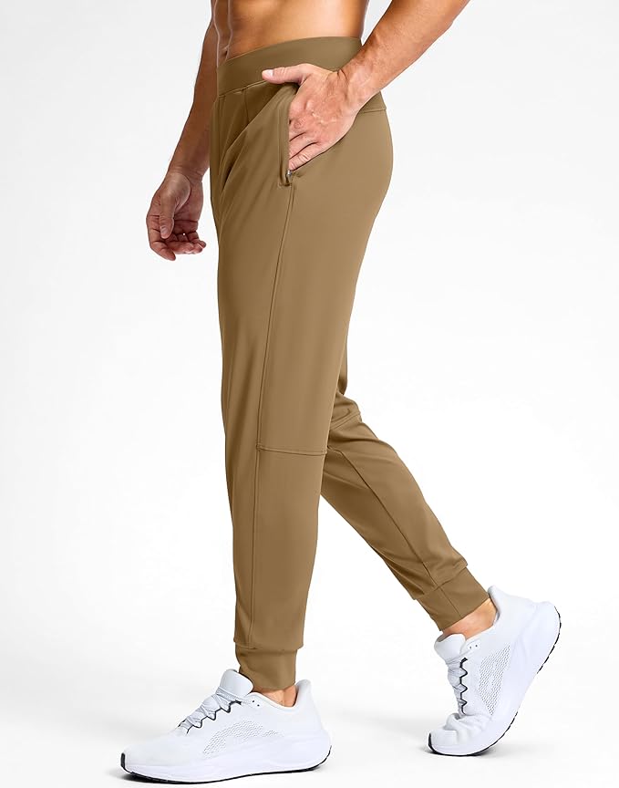 G Gradual Men's Golf Joggers Pants with Zipper Pockets Stretch Sweatpants Slim Fit Track Pants Joggers for Men Work Running