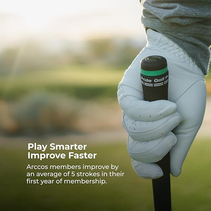 Arccos Smart Sensors: Automatic Golf Game Tracking System, A.I. Powered GPS Rangefinder & Smart Club Distances