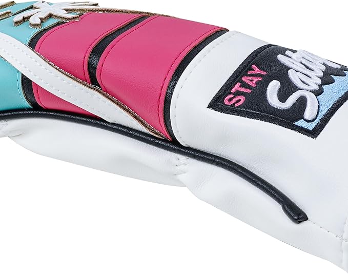 mytag Tropical Golf Headcovers, Coconut Tree Golf Head Covers for Woods and Driver, Putter Covers 3D Embroidery