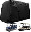 Golf Cart Cover 2/4/6 Passenger, Waterproof Golf Cart Rain Covers, Heavy-Duty All Weather Protection Cover for EZ GO Yamaha Club Car Enclosure Accessories