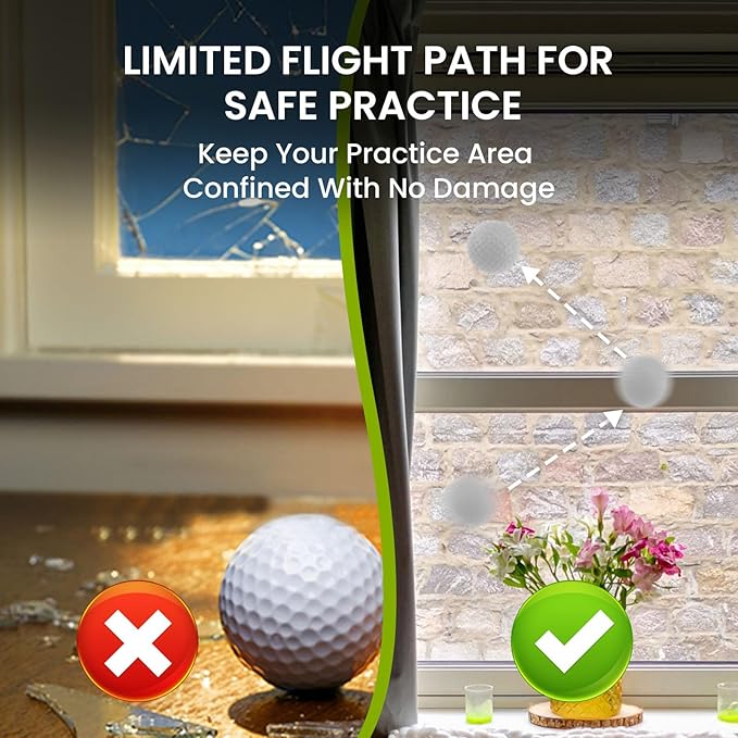 FINGER TEN Golf Practice Balls Foam Colored Value 12 24 50 Pack, Lightweight Golf Ball Limited Flight for Indoor Outdoor Driving Range Backyard Training Safe Practice Good Value