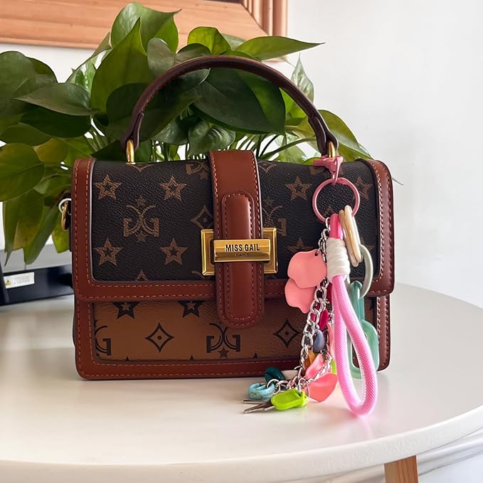 Tote Bag Purse Charms for Handbags - Cute Keychain, Y2K Rope Key Chain Accessories - Designer Jewelry Gift for Women