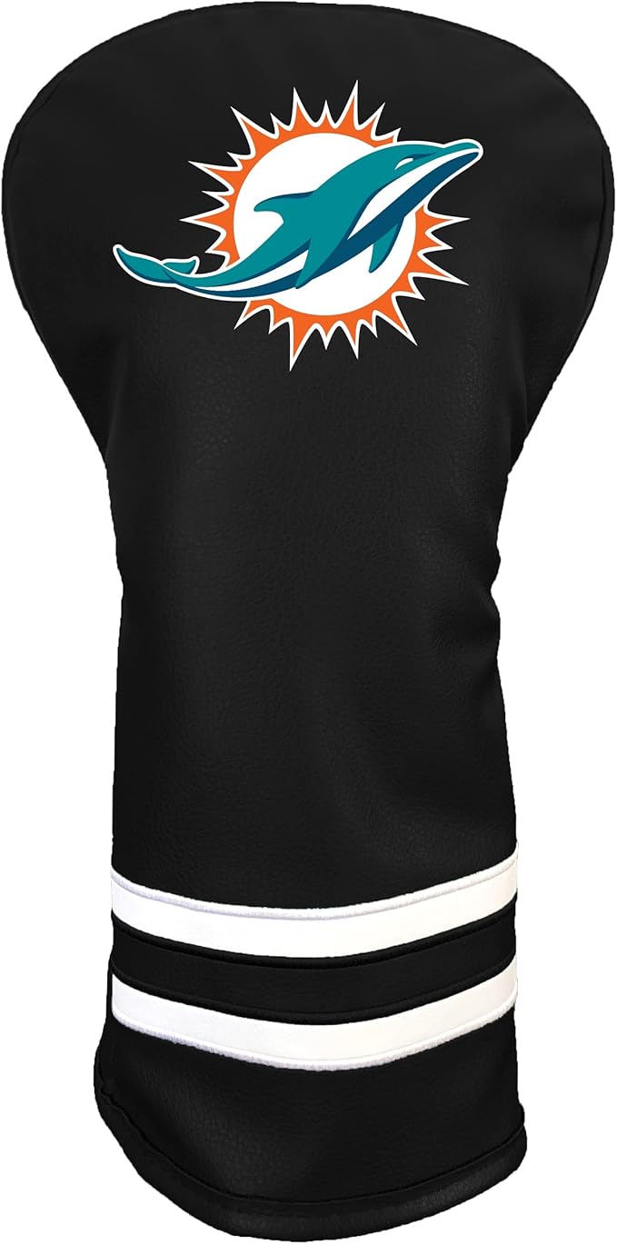 Team Golf NFL Team Golf NFL Vintage Driver Golf Club Headcover (Printed), Form Fitting Design, Retro Design with Fleece Lining for Extra Club Protection