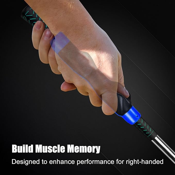 Axioms Golf Grip Trainer,Golf Training Aid for Right Hand & Golf Swing,Improves Grip Strength and Accuracy,Trains Correct Hand Position for Stable Swing,Golf Grip Kit for All Level Golfers