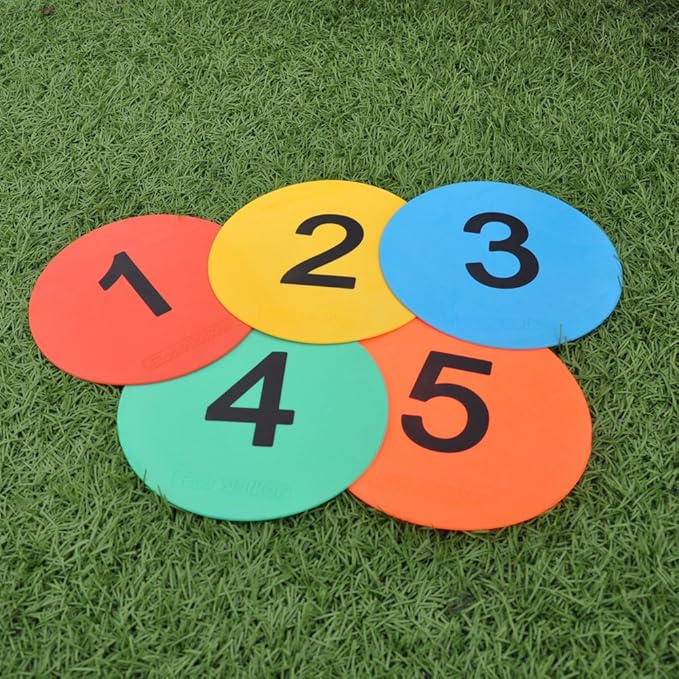8inch Numbered Floor Spot Markers