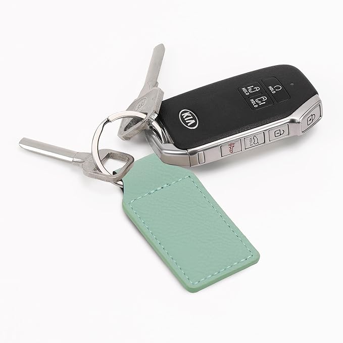 LaserGram Rectangle Keychain, Golfer Golfing, Personalized Engraving Included