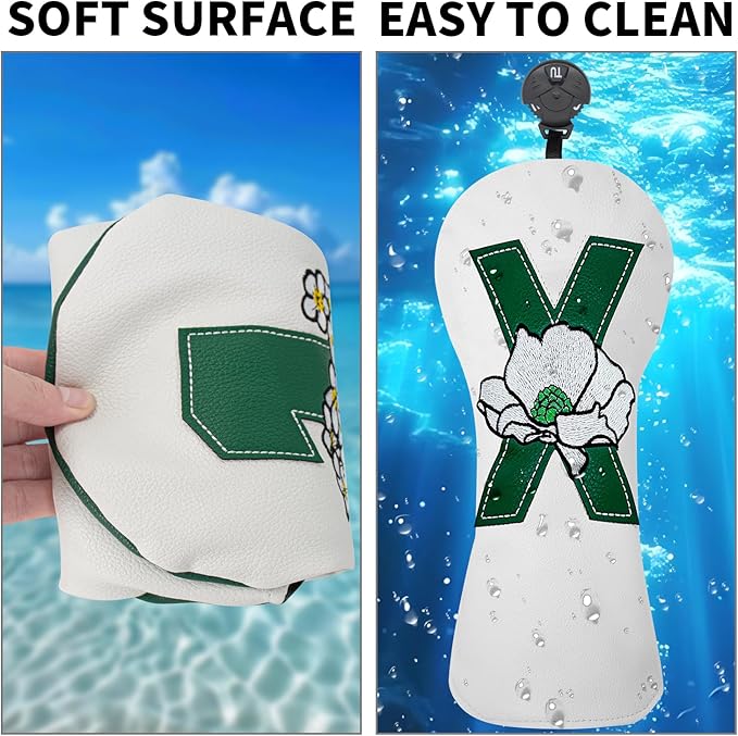 Premium Golf Club Head Cover - Fits Most Clubs, Heavy-Duty Construction, Protects Against Scratches and Damage, Specifically Designed for Hybrid and Fairway Woods.