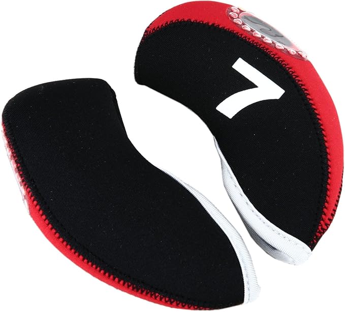 Sword &Shield sports 10pcs/Set Golf Iron Club Head Covers with Numbers Neoprene Top Window Iron Covers