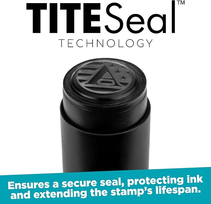 Personalized Golf Ball Marker Stamp with TiteSeal™ Technology - Many Designs to Choose - Gold Case