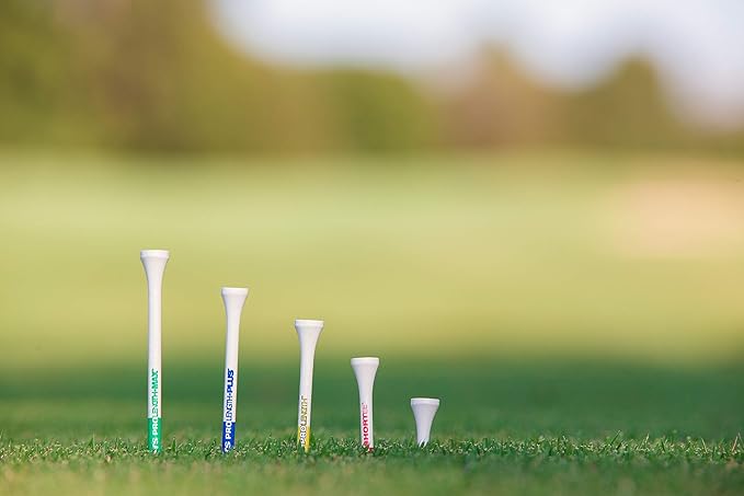 PrideSports PTS Wood Golf Tees | 135 Count, 3-1/4 Inch | #1 Wood Tee on Tour | Best for Drivers & Woods