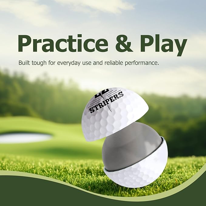 – Bulk Golf Balls Pack of 45 High-Durability Value Golf Balls for Maximum Distance & Control, Ideal for All Skill Levels