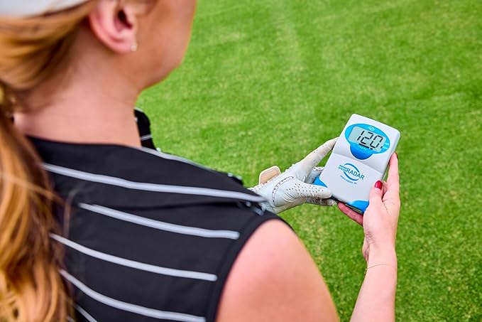 Golf Training Tool - Accurate Club Speed Measurement 20-200 MPH - Portable Doppler Radar for Distance & Consistency Training - US Made