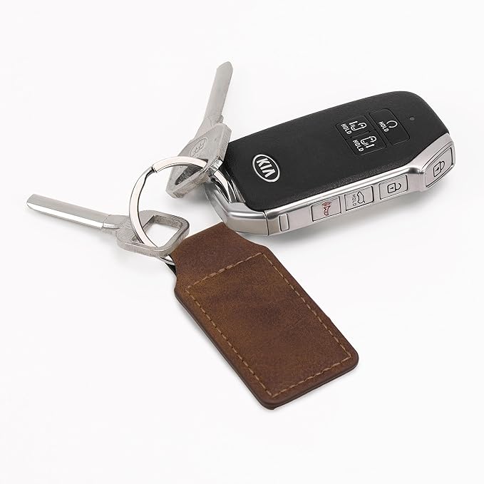 LaserGram Rectangle Keychain, Coat of Arms Germany, Personalized Engraving Included (Chocolate Brown)