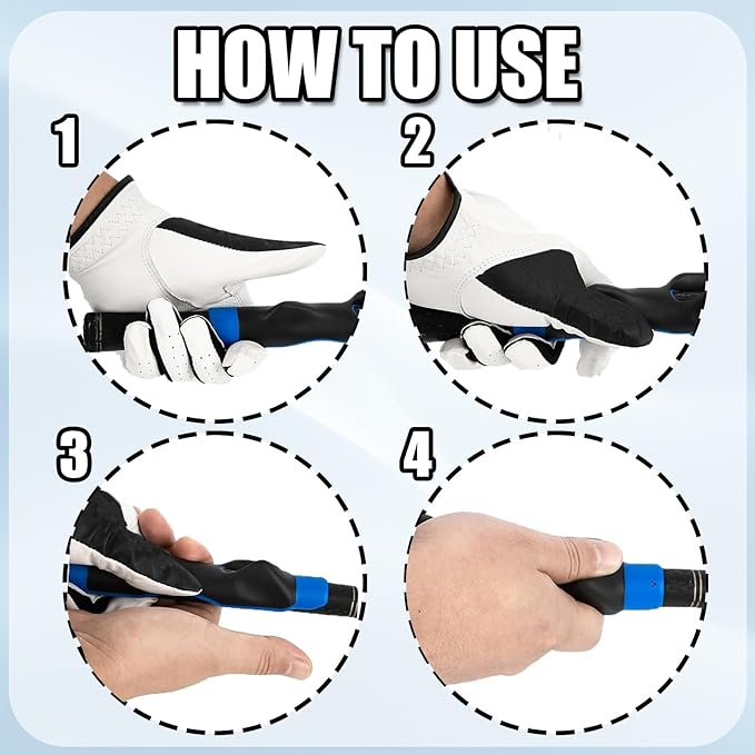 Golf Grip Trainer, Swing Correcting Arm Band, Golf Wrist Brace Swing Training Correct Aid, Suitable for Golf Beginners and Professional Players, Achieve Standard Posture and Swing Accuracy.（3 Pcs）