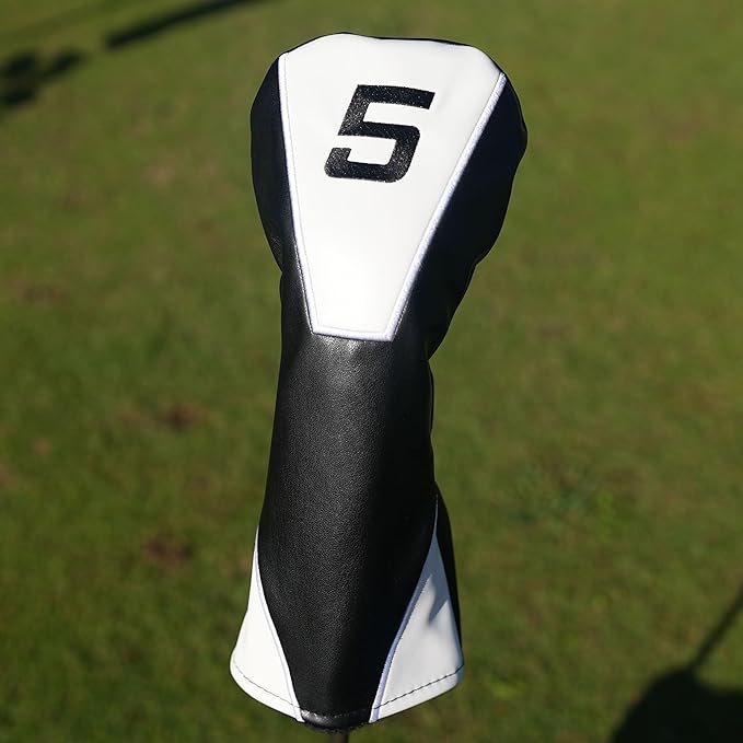 Single Headcover, Easy Slip-On Easy-Off Golf Club Headcover, Fleece Lined Interior, Water Resistant and Durable Shell, Individual Retail Sport Pack