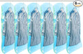 TAILI Hanging Vacuum Sealer Storage Space Saver Bags for Clothing, Suits and Jackets, Closet Organizers, 6 Pack Jumbo Blue