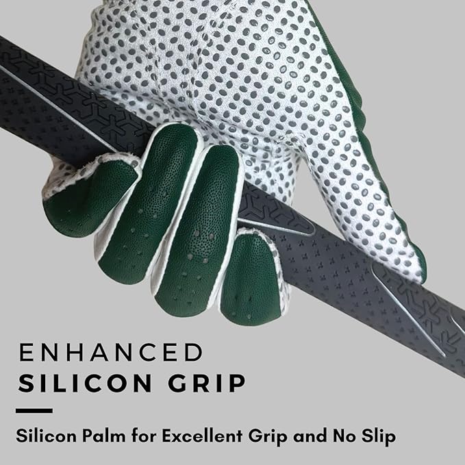 Golf Gloves Both Hands Women's 1 Pair Lightweight Non-Slip Silicone Extra Grip All Weather Girls Ladies Sports Tennis