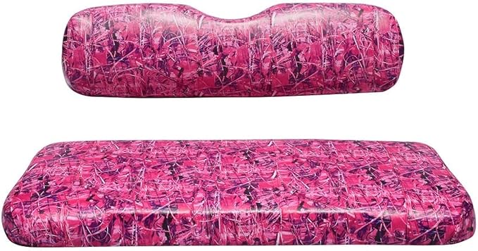Club Car Post-2000 DS Golf Cart Front Replacement Seat Cover Set Made with Marine Grade Vinyl - Staple On Installation