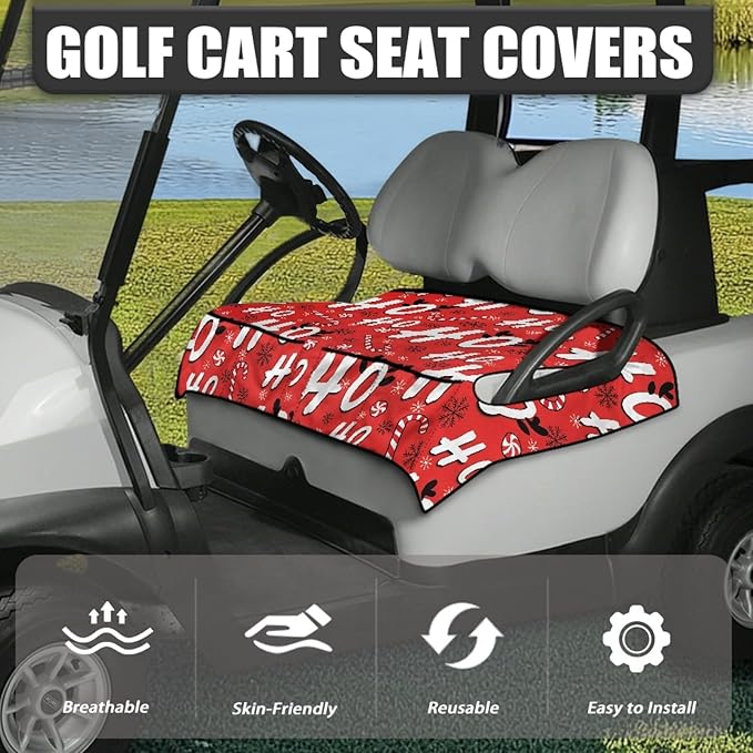 Golf Cart Seat Covers Universal Golf Cart Seat Cover Blanket Cushion Cover Sports Golf Cart Accessories