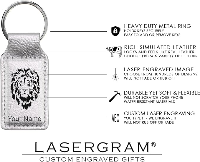LaserGram Rectangle Keychain, Golfer Golfing, Personalized Engraving Included