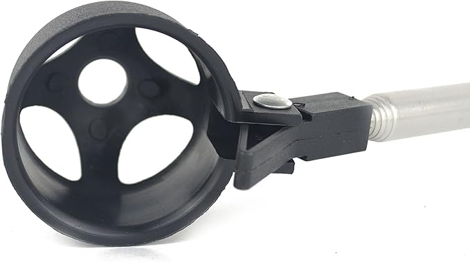 Samyo Portable Retractable Scoop Telescopic Golf Ball Retriever Pick Up Steel Saver Shaft Tool