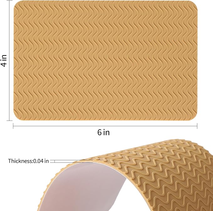 Sole Protector for High Heels, Yellow Shoes Grips on Bottom of Shoes,Shoe Bottom Protectors Anti Slip Grips Self Adhesive Silicone Non Slip Shoe Pads