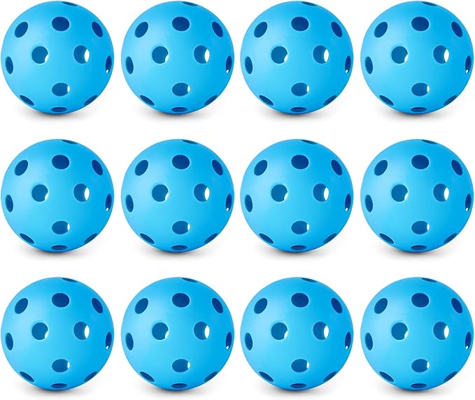 Coopay 12/50/100 Pack Baseball Practice Balls Plastic Training Balls Lightweight Hollow Softballs with a Drawstring Bag for Hitting, Baseball Training Indoor Outdoor Use