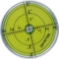Aluminium High Precision Horizontal Leveler Bubble Level Tool Circle Round 2.4 Inch 60mm (Silver,Green)