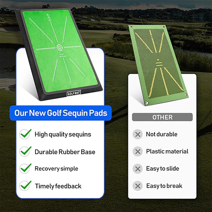 Golf Trace Strike Pad Path for Golf Training Practice Swing Mat