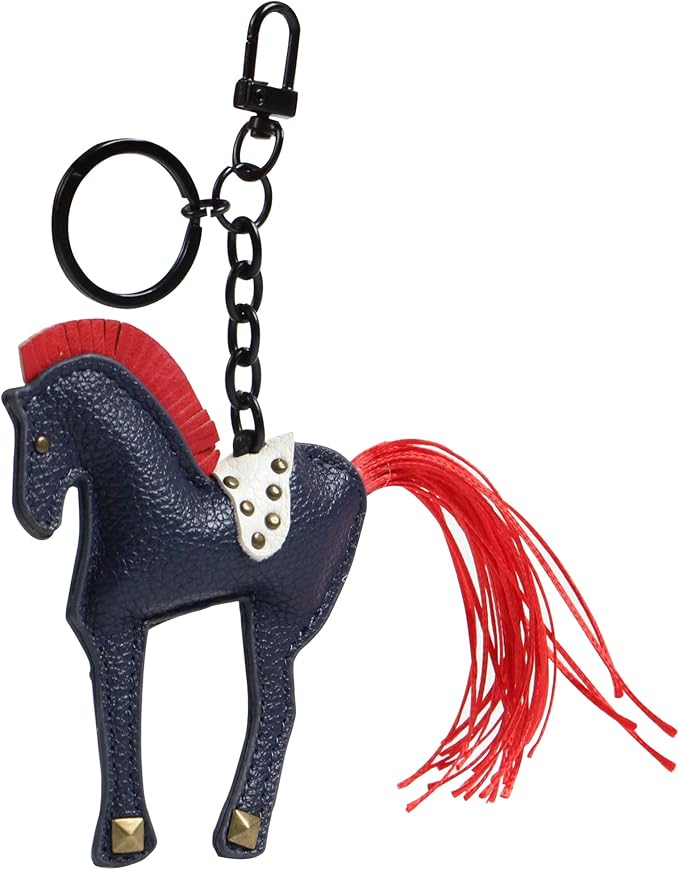 Horse Keychain, Hanging Charm Accessory for Purse, Bag and Backpacks Pony Key Chain for Women