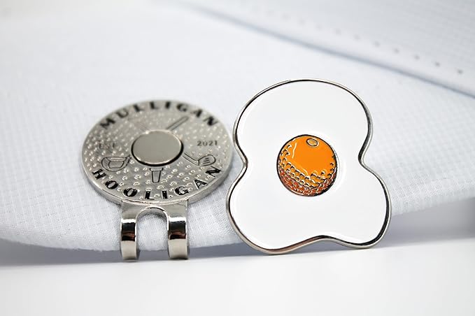 Funny Golf Ball Marker + Premium Magnetic Hat Clip | Unique Gift for Men & Women Golfers | Hilarious Golf Accessory for Any Golfer | NEW Designs!