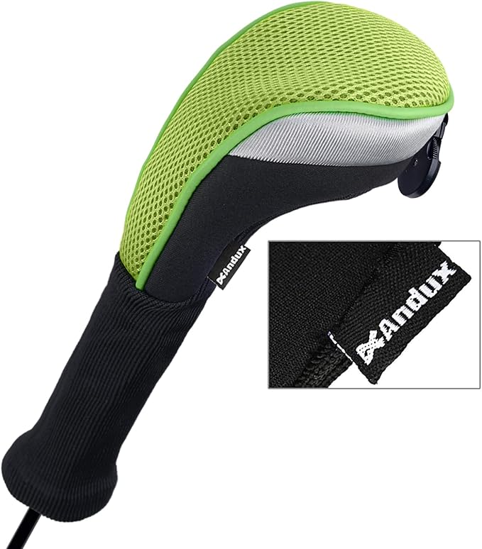 Andux 4pcs/Pack Long Neck Golf Hybrid Club Head Covers Dial No. Tag CTMT-02