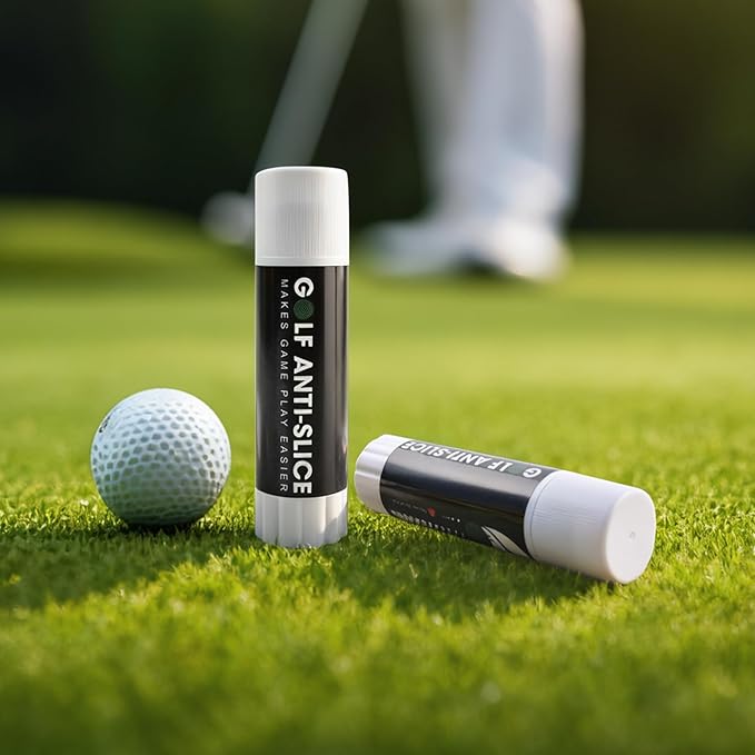 2 Pieces Golf Anti-Slice/Hook Compound for Clubs Reduce Spin & Fix Slices Improves Ball Control, Distance and Accuracy Increases, Practice Aid Gifts for All Golfers(1.27 OZ)