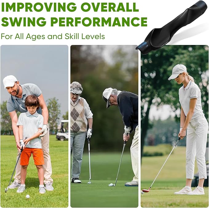 Golf Grip Trainer, Golf Training Aid, Easy To Carry to the Practice Area, Grip Trainer Club to Help Train Correct Hand Position, Golf Accessories Improve Your Swing Rhythm