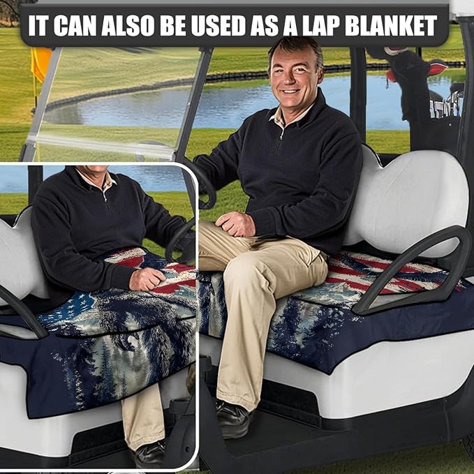 Golf Cart Seat Covers Universal Golf Cart Seat Cover Blanket Cushion Cover Sports Golf Cart Accessories