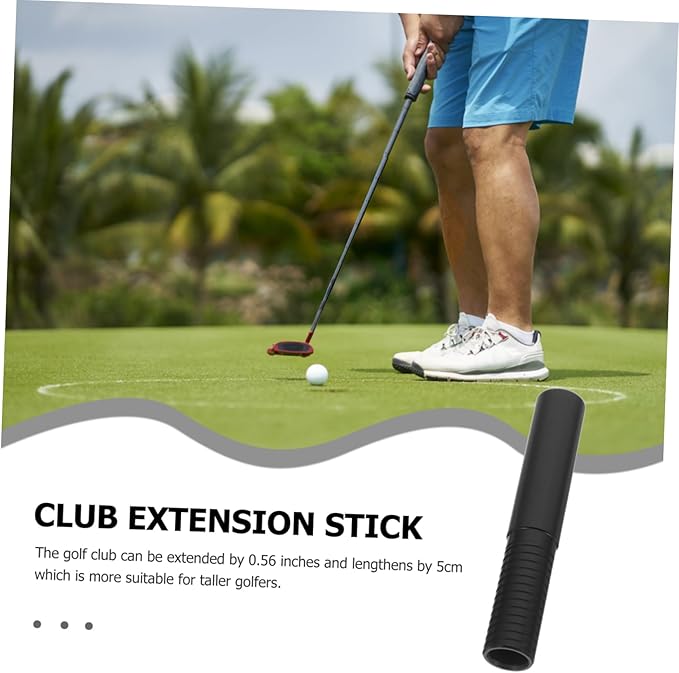 Golf Club Extension Rod Lengthen Tube Portable Club Extenders for Training Supplies