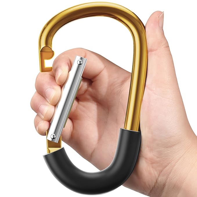 SURDOCA Stroller Hooks - Large, Heavy Duty Universal Clips for Bags, Mom Accessory