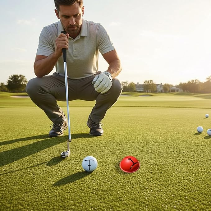 Golf Trainings Alignment Aid for Ball Positioning Accuracy Light Weight Practice Accessory Quick Setups Golf Alignment Tool