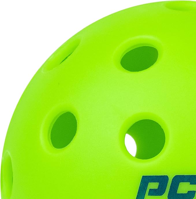 PCKL Optic Speed Pickleball Balls | Choose Indoor or Outdoor Pickleballs | USAPA Tournament Aproved | 4 Pack Crack-Resistant