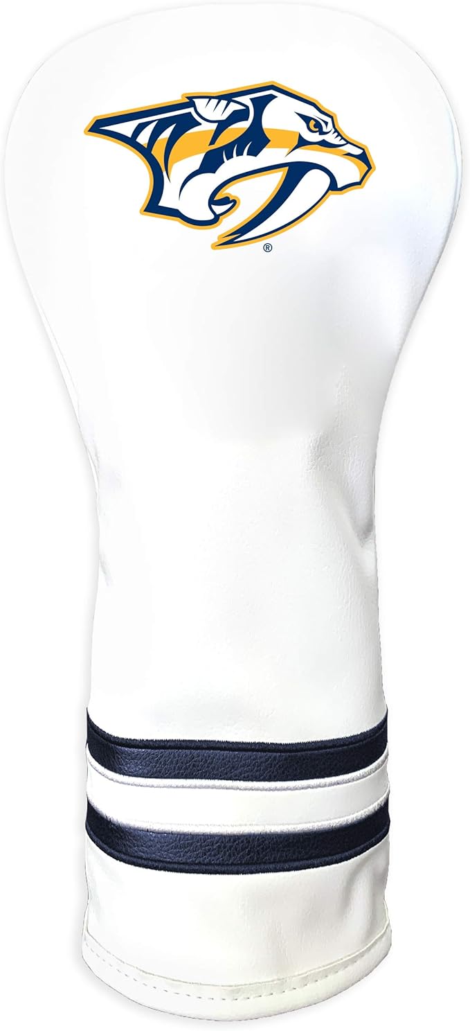 Team Golf NHL White Vintage Fairway Golf Club Headcover, Form Fitting Design, Retro Design & Superb Quality