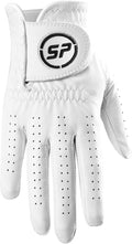 Golf Gloves Men Ergonomic Ultra Thin Leather Golf Gloves Wear Resistant White Men's Golf Glove