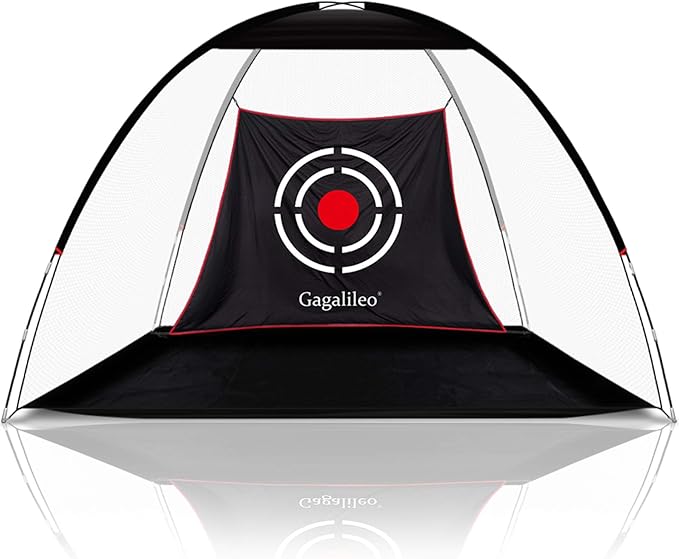 Gagalileo Golf Target Cloth: Protective Net Portable Easy Setup with S-Hooks & Ropes Indoor Outdoor Practice All Golfers Training Accuracy for Backyard Garage