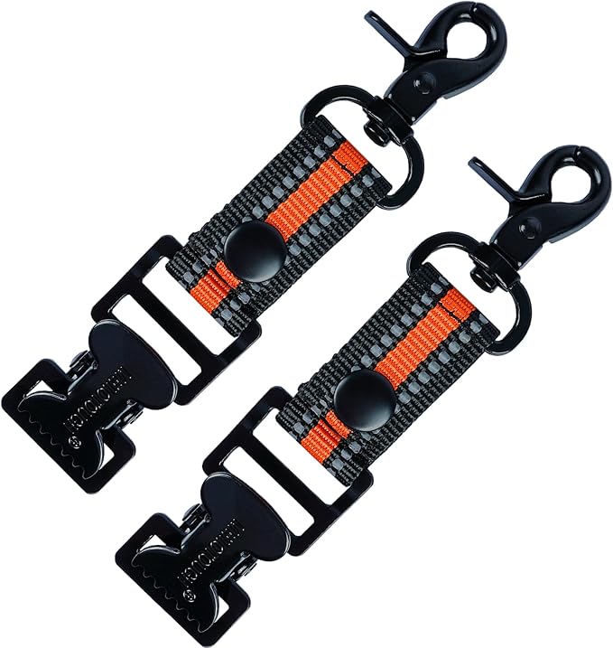 MELOTOUGH Golf Glove Clip Work Gloves Belt Clips with Alligator Clips for Work Glove Holder Construction Gloves Golf Accessories