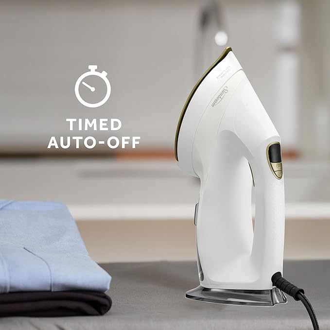 Sunbeam EliteSteam 1700W Digital Steamer & Iron – Stainless Steel Soleplate, 200ml Water Tank, Variable Steam, Quick 20s Heat-Up, 3-Year Limited Warranty – Ideal for Wrinkles & Upholstery