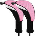 Golf Club Head Covers for Woods and Driver Hybrids Fairway Value Pack Protective Clubs Headcovers with Interchangeable No.Tags 1 3 5