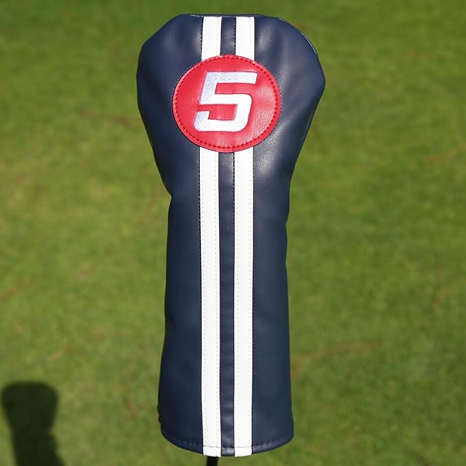 Single Headcover, Easy Slip-On Easy-Off Golf Club Head Cover, Fleece Lined Interior, Water Resistant and Durable Shell, Individual Retail Pack