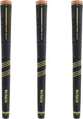 Mile High Life Golf Grips 13 Pack / 3 Pack - All-Weather Soft Rubber Golf Club Grips - High Shock Absorption, Enhanced Traction - Standard, Midsize & Jumbo Size (Core 0.58"-0.61")